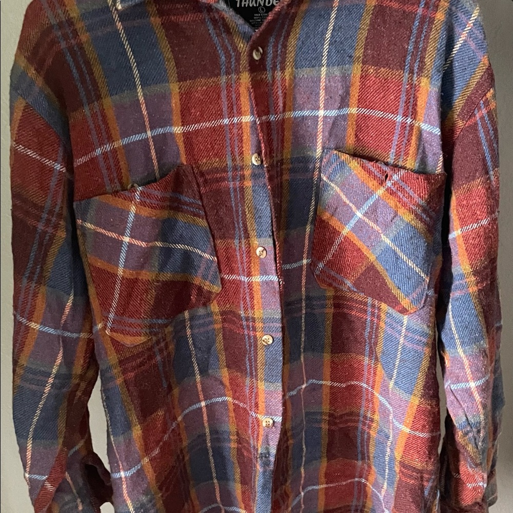 Vintage Thunder flannel size large